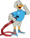 Mighty Ducts mascot logo